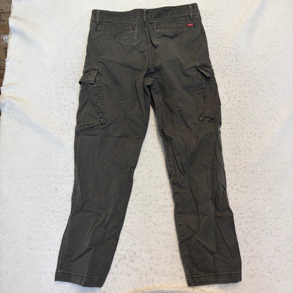 Levi's XX Cargo Pants Mens 32x32 Gray Tapered Fit Cotton Stretch